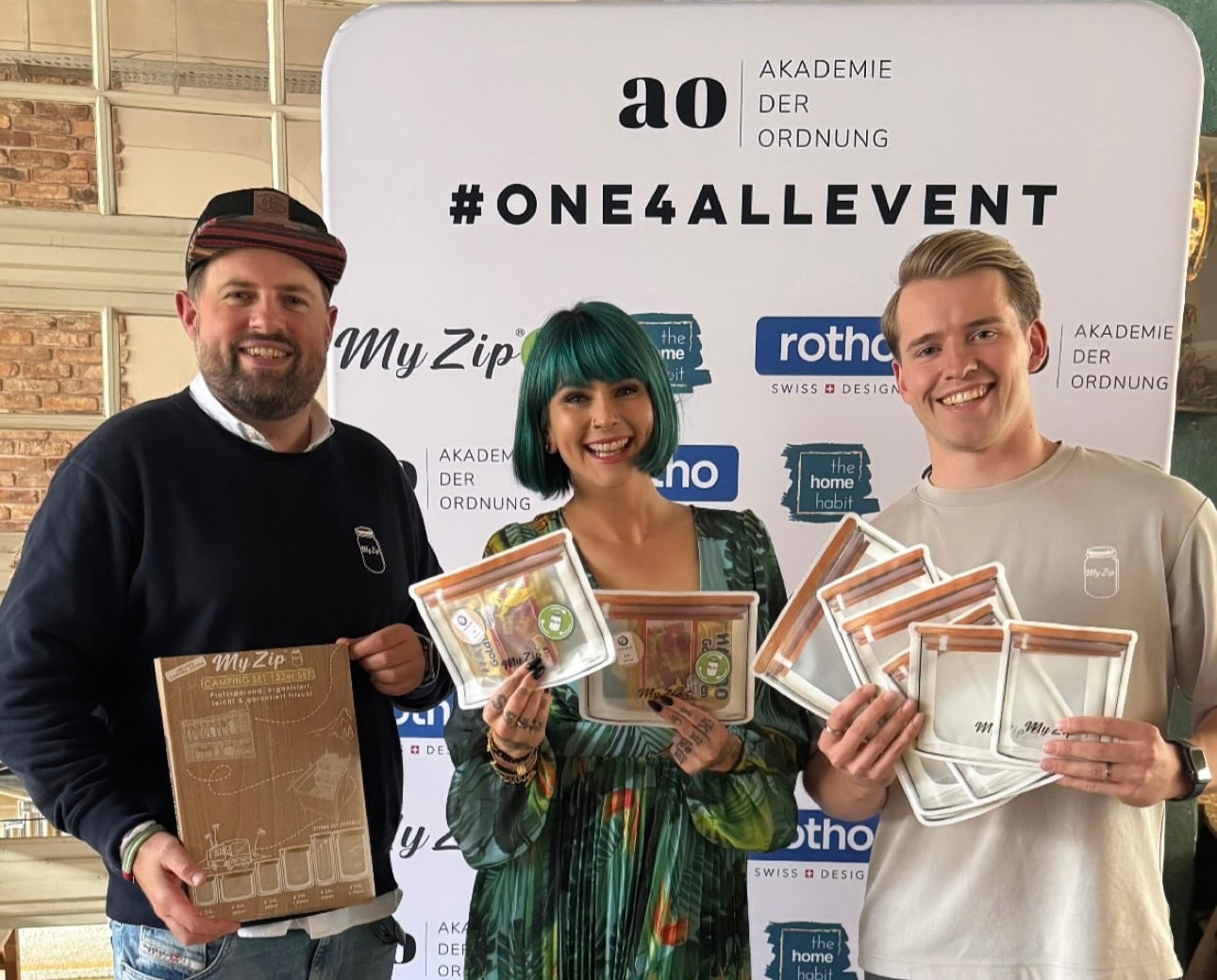 MyZip beim ALL 4 One Event der Akademie der Ordnung in Berlin 💚
