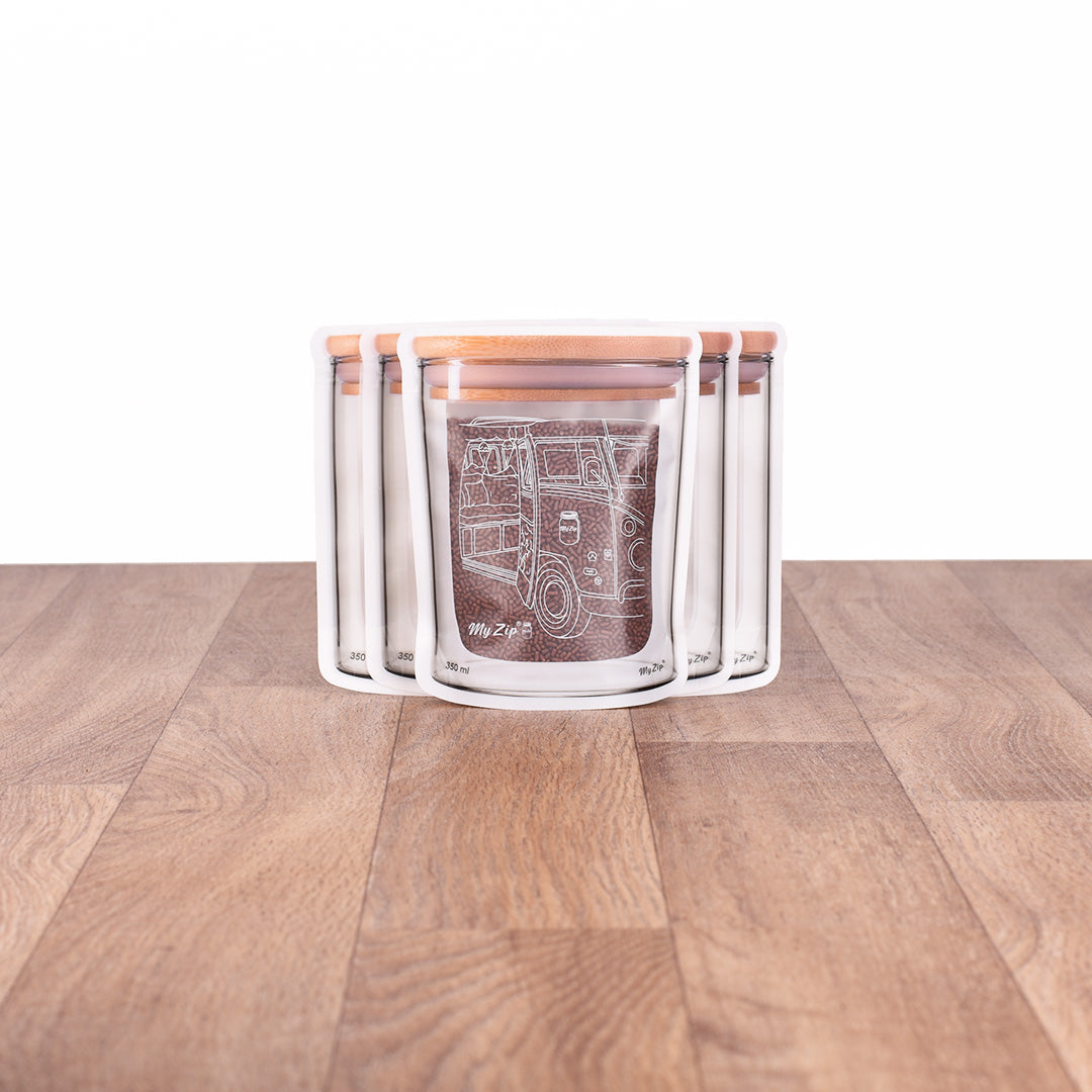 MyZip Tassen | Enkele sets - Camping Editie