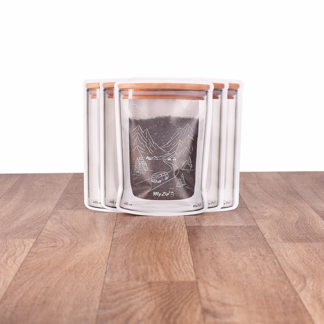 MyZip Tassen | Enkele sets - Camping Editie