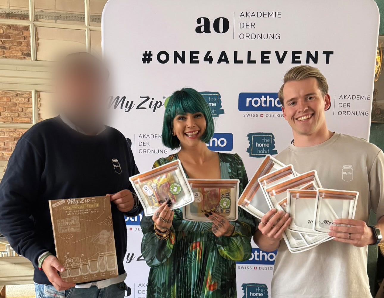 MyZip beim ALL 4 One Event der Akademie der Ordnung in Berlin 💚