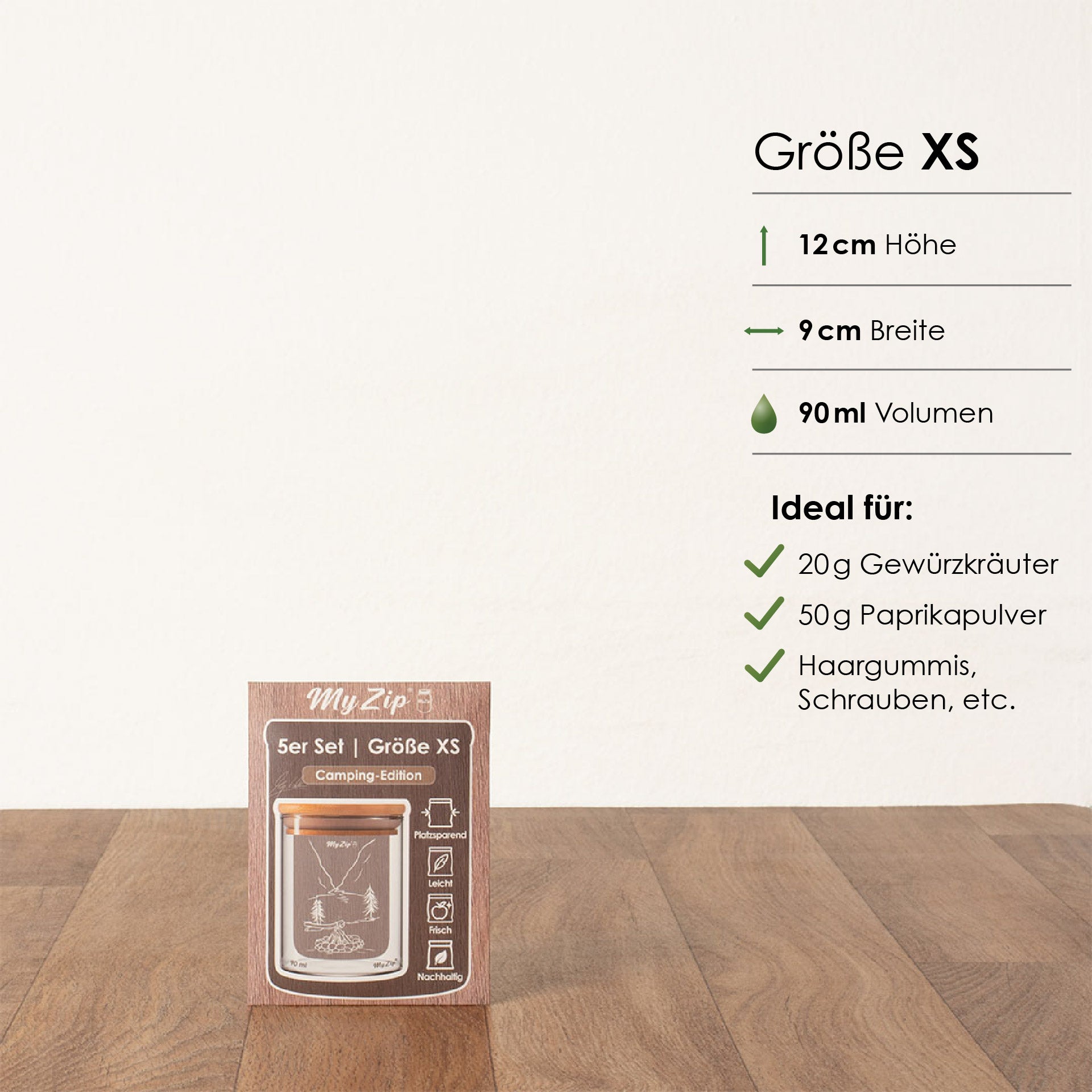MyZip-Beutel | Limitierte Camping Edition | Einzel-Sets