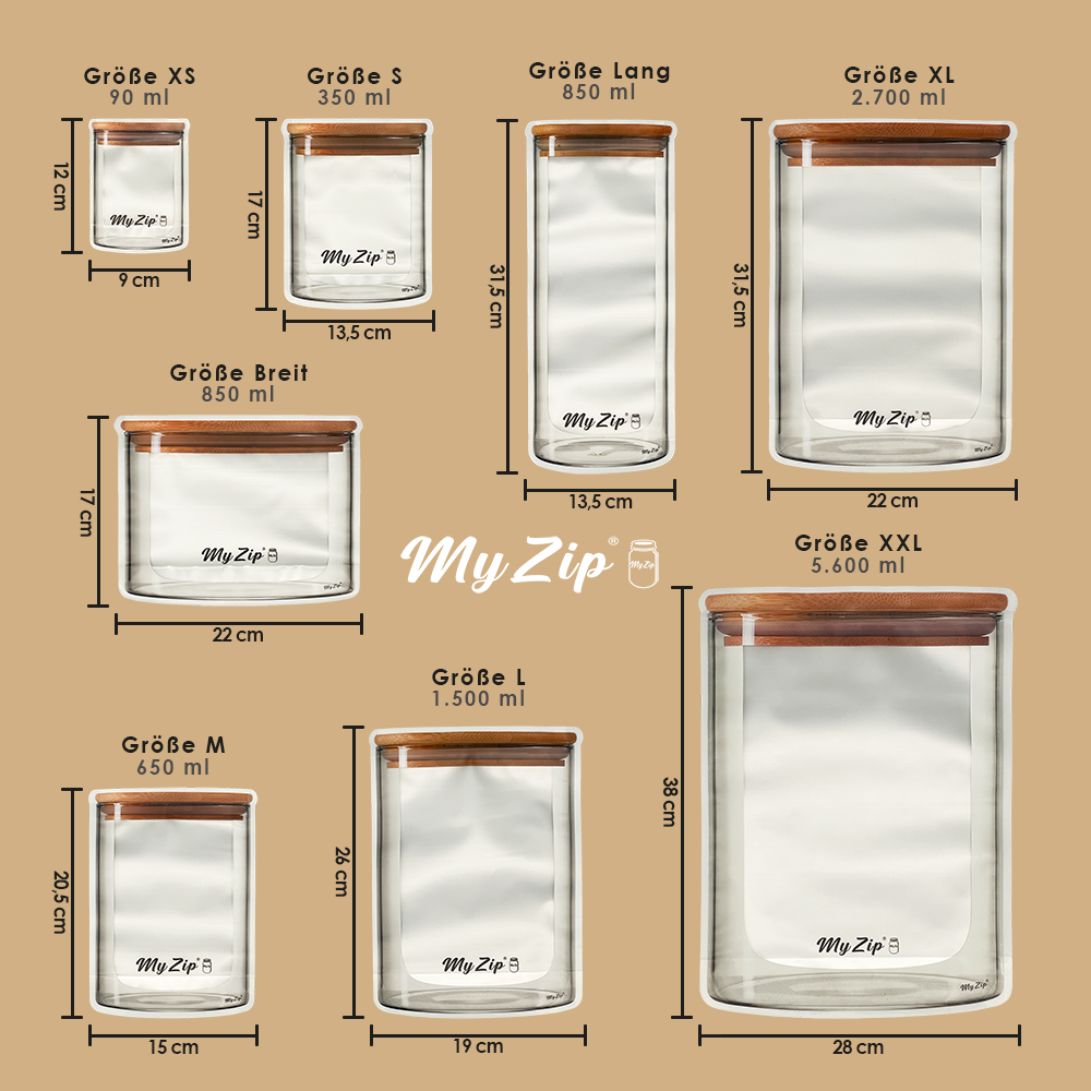 MyZip-Bags (2nd generation) Single-Sets 